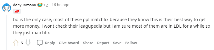Reddit热议LDL假赛：选手可能被迫参与 作弊者不值得表扬